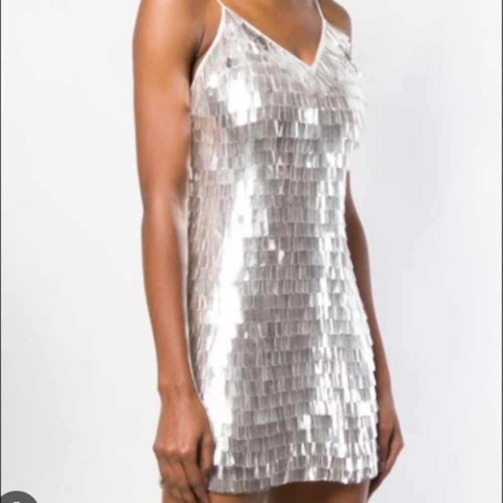 Alice + Olivia Contessa Sequined Pailette NYE Christmas Dress
